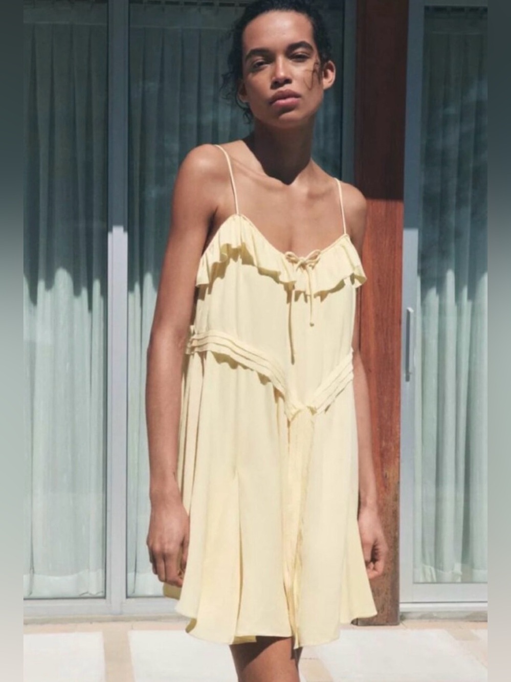 Zara Ruffle Mini Dress - Picture 5 of 6